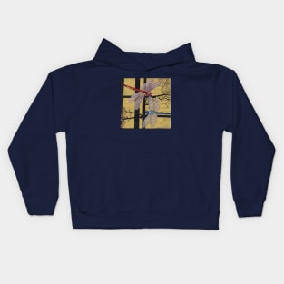 Red and Blue Dragonflies Kids Hoodie